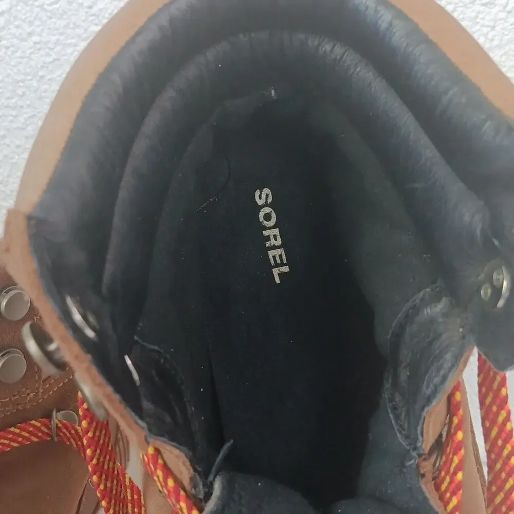 Sorel Velvet Tan Women's Kinetic Conquest Winter Waterproof Boots Size 10 - Picture 13 of 14